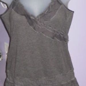 Abercrombie & Finch Ruffled Elastic Waist Romper
